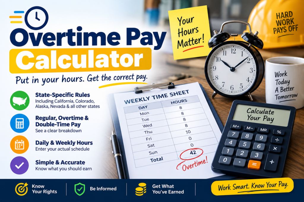 Overtime Pay Calculator: See How Much You Should Earn for Your Hours