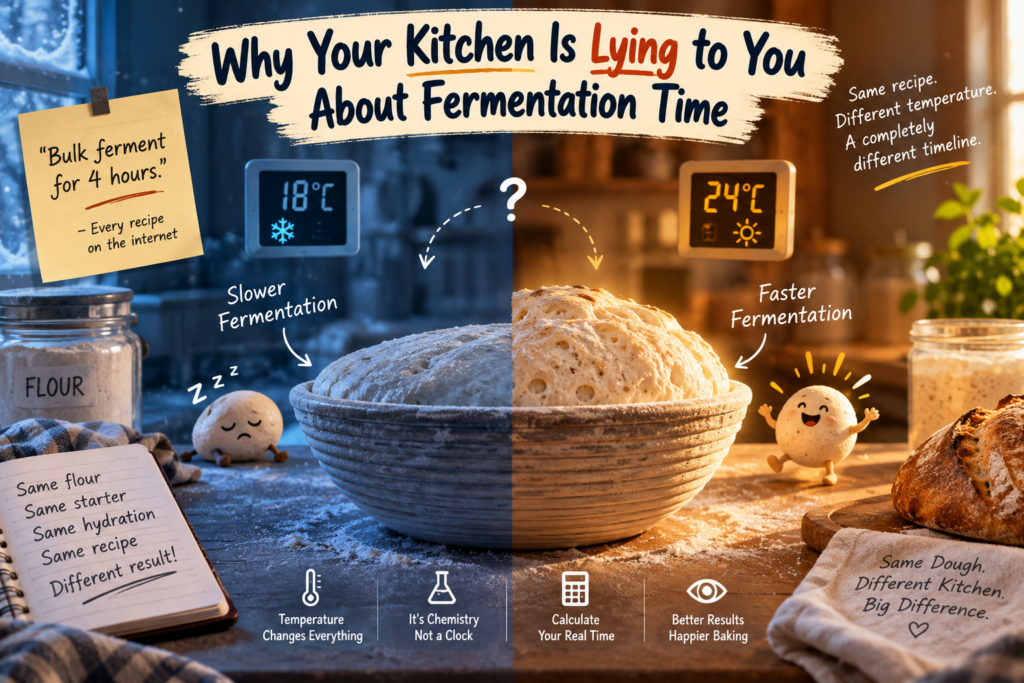Fermentation Time Calculator: How Temperature Changes Sourdough Fermentation